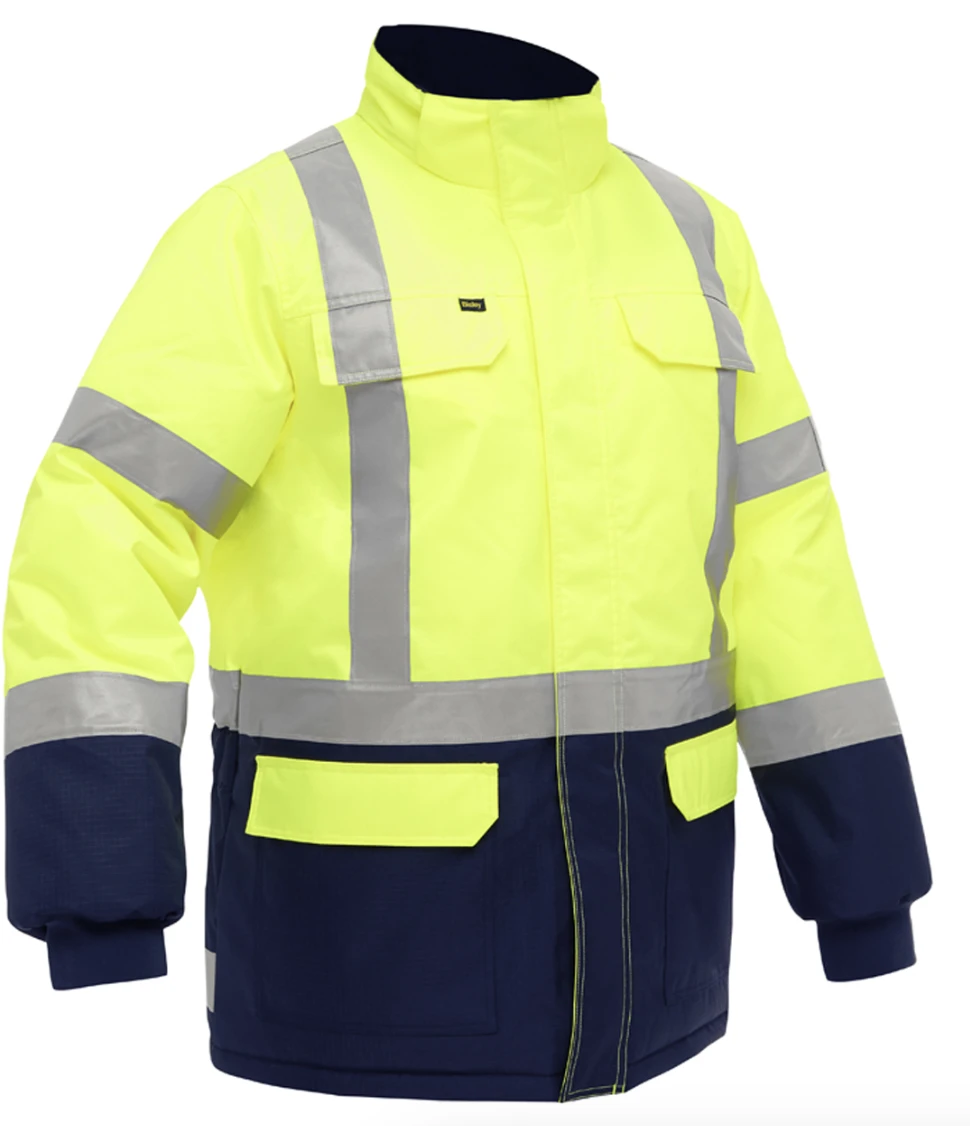 Bisley® ANSI Type R Class 3 and CSA Z96 Class 2 X-Back Extreme Cold Jacket with Navy Bottom, 1 EA  #343M6450X